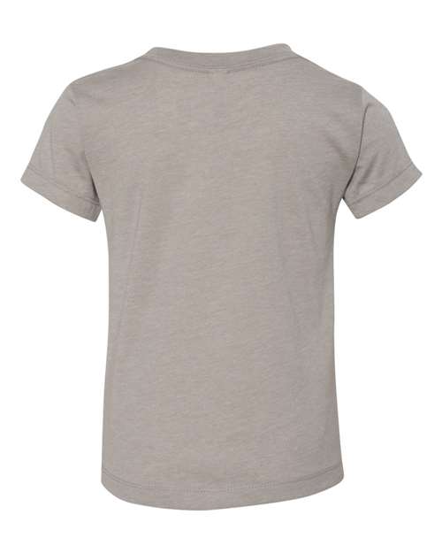 BELLA + CANVAS 3001T Toddler Jersey Tee - Heather Stone - back