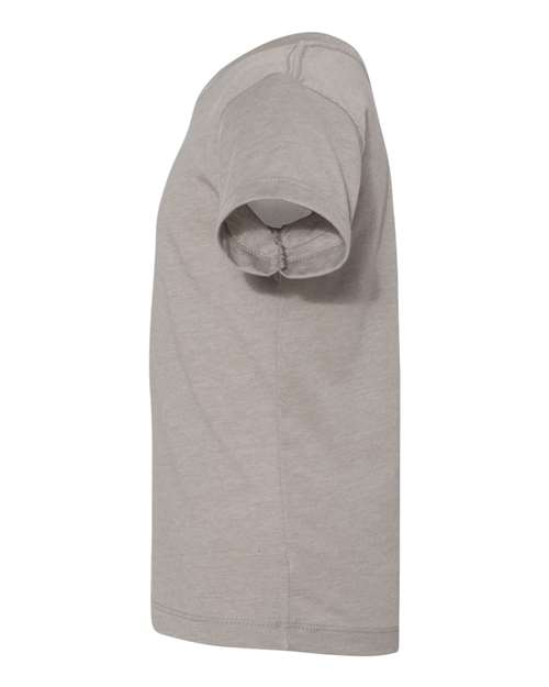 BELLA + CANVAS 3001T Toddler Jersey Tee - Heather Stone - side