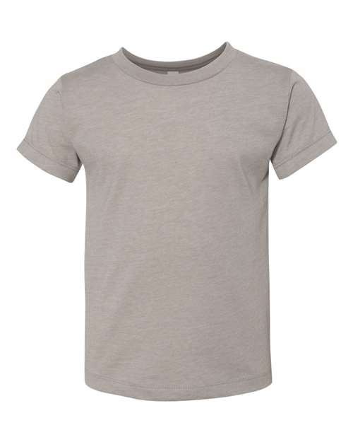 BELLA + CANVAS 3001T Toddler Jersey Tee - Heather Stone - front