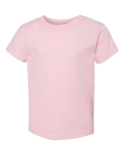 BELLA + CANVAS 3001T Toddler Jersey Tee - Pink - front