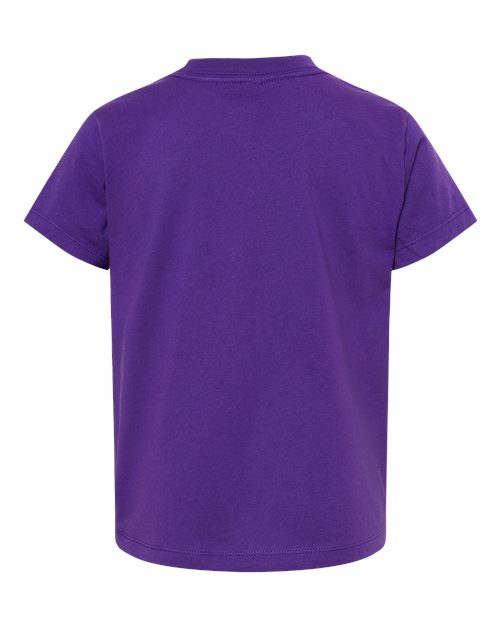 BELLA + CANVAS 3001T Toddler Jersey Tee - Team Purple - back
