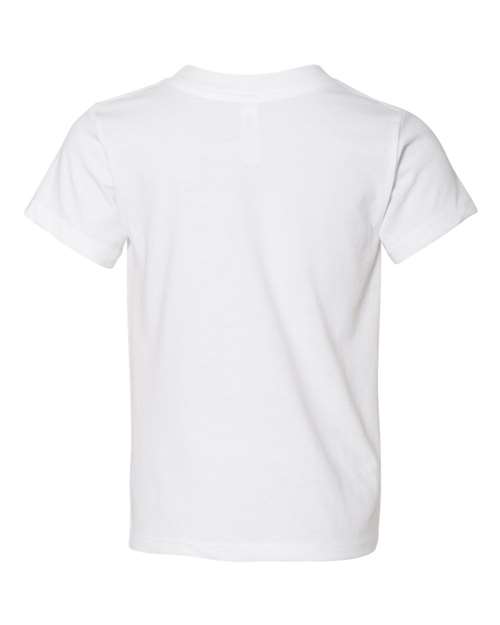 BELLA + CANVAS 3001T Toddler Jersey Tee - White - back