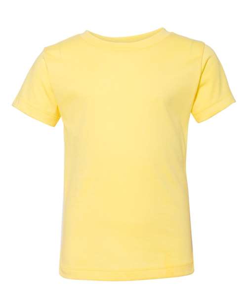 BELLA + CANVAS 3001T Toddler Jersey Tee - Yellow - front