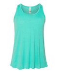 BELLA + CANVAS 8800Y Youth Flowy Racerback Tank - Teal - front