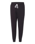 Bella + Canvas 3727 Sponge Fleece Joggers - Black - front