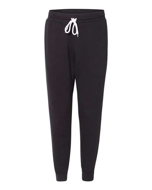 Bella + Canvas 3727 Sponge Fleece Joggers - Black - front