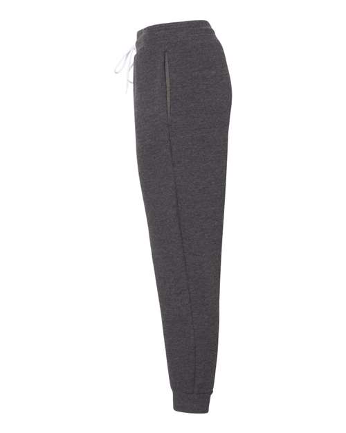 Bella + Canvas 3727 Sponge Fleece Joggers - Dark Grey Heather - side