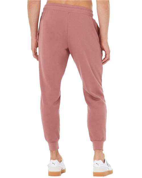 Bella + Canvas 3727 Sponge Fleece Joggers - Mauve - model back