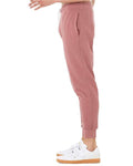 Bella + Canvas 3727 Sponge Fleece Joggers - Mauve - model side