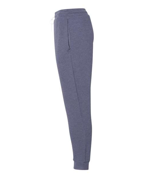 Bella + Canvas 3727 Sponge Fleece Joggers - Heather Navy - side
