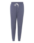 Bella + Canvas 3727 Sponge Fleece Joggers - Heather Navy - front