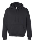 BELLA + CANVAS 3729 Unisex Sponge Fleece Drop Shoulder Hoodie Sweatshirt - Black - front