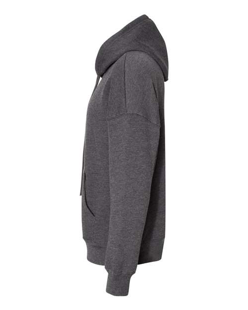 BELLA + CANVAS 3729 Unisex Sponge Fleece Drop Shoulder Hoodie Sweatshirt - Dark Grey Heather - side