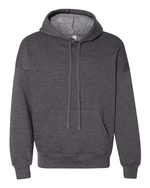 BELLA + CANVAS 3729 Unisex Sponge Fleece Drop Shoulder Hoodie Sweatshirt - Dark Grey Heather - front