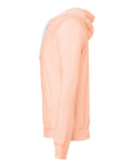 Bella+Canvas 3719 Unisex Sponge Fleece Pullover Hoodie - Peach - side