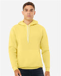 Bella+Canvas BC3719 Unisex Sponge Fleece Pullover Hoodie - Yellow - model front