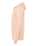 Bella + Canvas 3739 Sponge Fleece Full-Zip Hoodie Sweatshirt - Peach - side