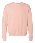 Bella + Canvas 3945 Sponge Fleece Drop Shoulder Crewneck Sweatshirt - Peach - flat front