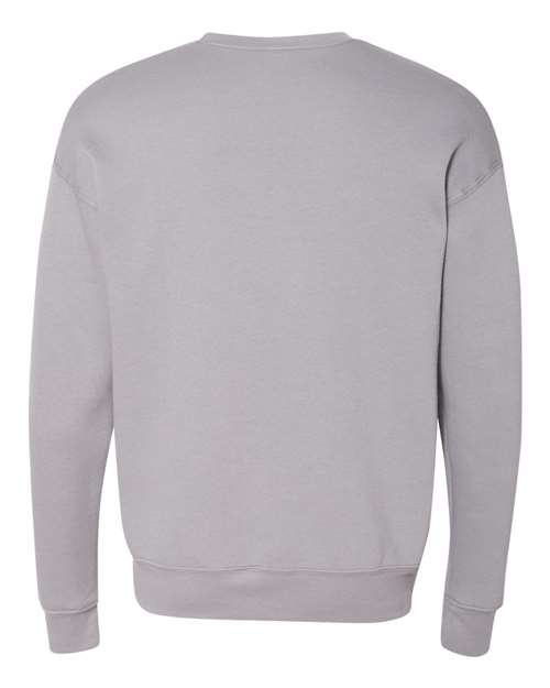 Bella + Canvas 3945 Sponge Fleece Drop Shoulder Crewneck Sweatshirt - Storm - back