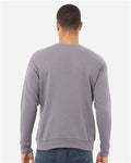 Bella + Canvas 3945 Sponge Fleece Drop Shoulder Crewneck Sweatshirt - Storm - model back