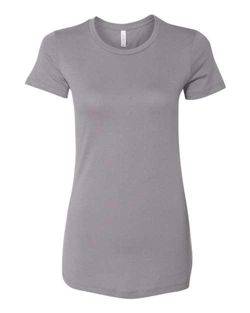 Bella + Canvas 6004 Women's Slim Fit Tee - Storm - front