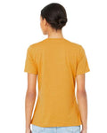 BELLA + CANVAS 6400 Women’s Relaxed Jersey Tee - Mustard - model back
