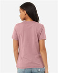 BELLA + CANVAS 6400 Women’s Relaxed Jersey Tee - Orchid - model back