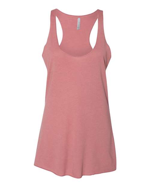 BELLA + CANVAS 8430 Women's Triblend Racerback Tank - Mauve Triblend - front