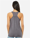 BELLA + CANVAS 8800 Women's Flowy Racerback Tank - Storm - model back