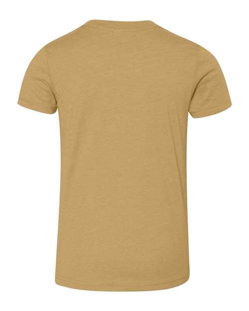 Bella + Canvas 3001Y Youth Jersey Tee - Mustard - back