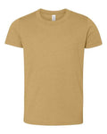 Bella + Canvas 3001Y Youth Jersey Tee - Mustard - flat front