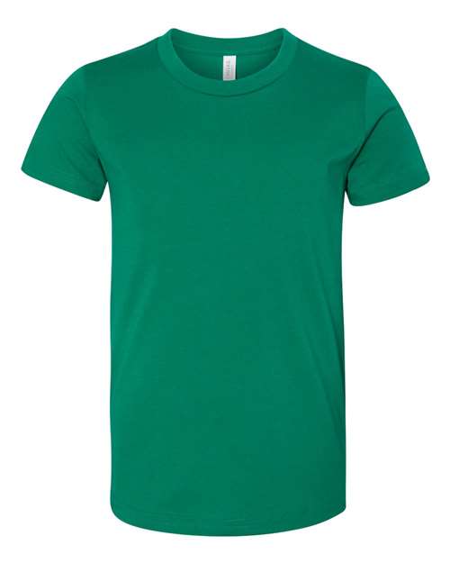 Bella + Canvas 3001Y Youth Jersey Tee - Kelly - front