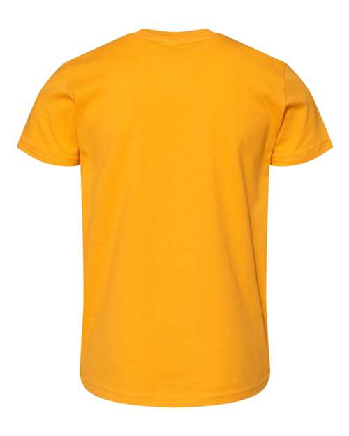 Bella + Canvas 3001Y Youth Jersey Tee - Gold - back