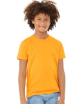 Bella + Canvas 3001Y Youth Jersey Tee - Gold - model front