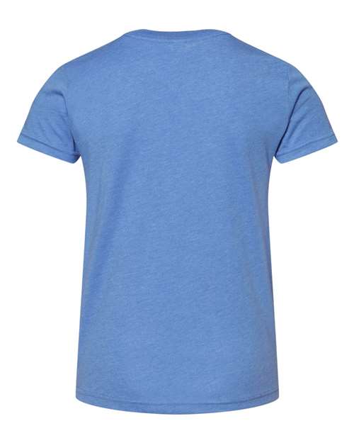 Bella + Canvas 3001Y Youth Jersey Tee - Columbia Blue - back