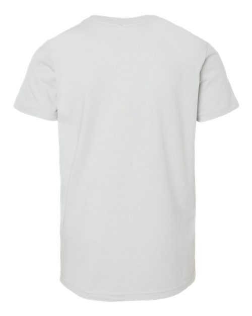 Bella + Canvas 3001Y Youth Jersey Tee - Silver - back