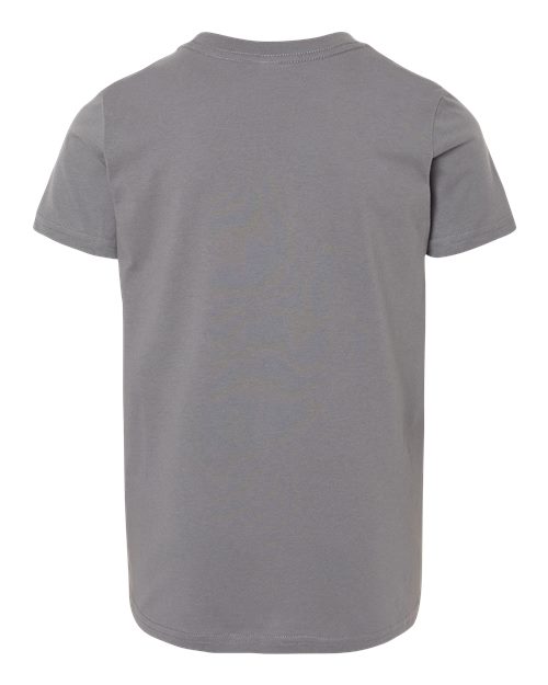 Bella + Canvas 3001Y Youth Jersey Tee - Storm - back