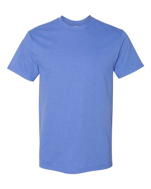 Gildan H000 Hammer T-Shirt - Flo Blue - front
