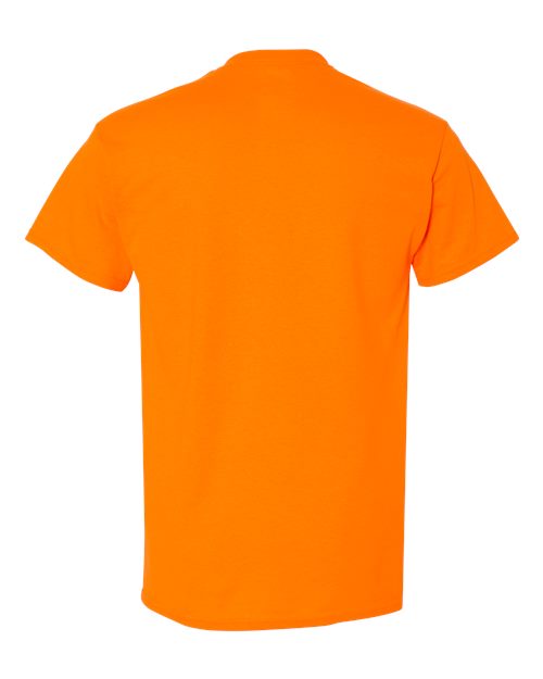 Gildan 8000 DryBlend T-Shirt - Safety Orange - back