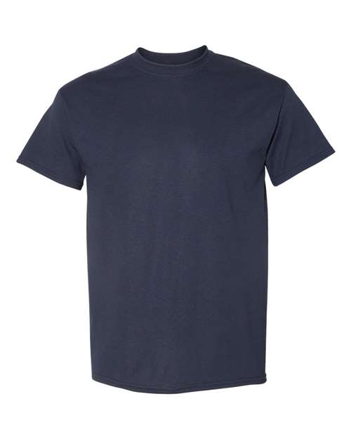 Gildan 8000 DryBlend T-Shirt - Dark Navy - flat front