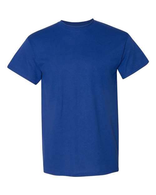 Gildan 8000 DryBlend T-Shirt - Deep Royal - flat front