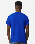 Gildan 8000 DryBlend T-Shirt - Deep Royal - model back