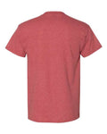 Gildan 8000 DryBlend T-Shirt - Heather Scarlet Red - back