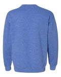 Gildan 18000 Heavy Blend Crewneck Sweatshirt - Heather Deep Royal - back