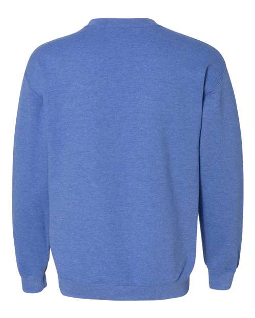 Gildan 18000 Heavy Blend Crewneck Sweatshirt - Heather Deep Royal - back
