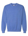 Gildan 18000 Heavy Blend Crewneck Sweatshirt - Heather Deep Royal - flat front