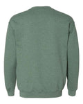 Gildan 18000 Heavy Blend Crewneck Sweatshirt - Heather Dark Green - back