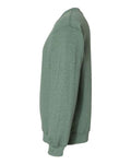 Gildan 18000 Heavy Blend Crewneck Sweatshirt - Heather Dark Green - side