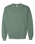 Gildan 18000 Heavy Blend Crewneck Sweatshirt - Heather Dark Green - front