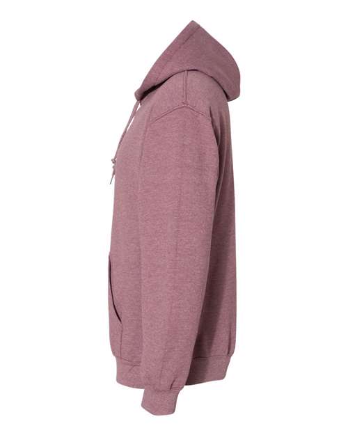 Gildan 18500 Heavy Blend Hooded Sweatshirt - Heather Dark Maroon - side